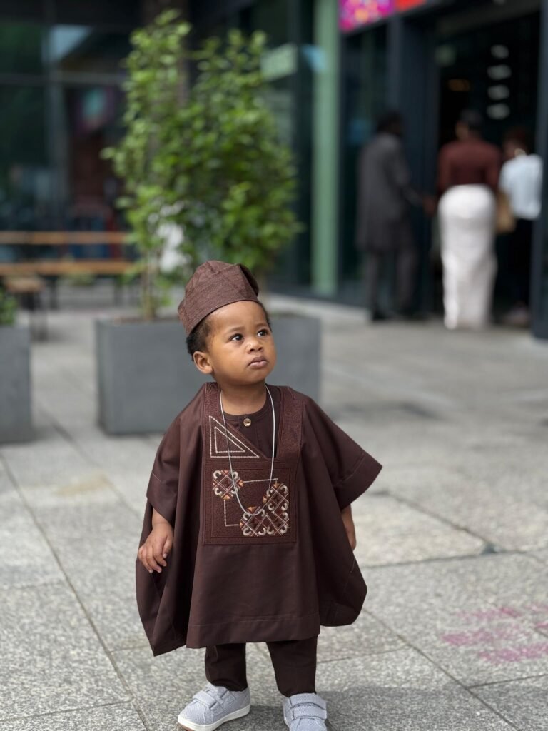 Brown Agbada (Yoruba Traditional Wear)