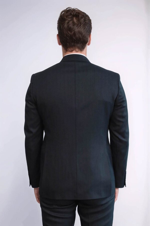 3 -Piece Single Button Peak Lapel Anthracite Men Suit