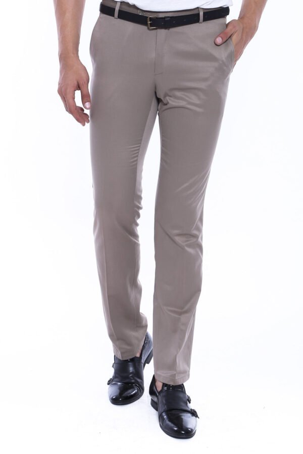 Pocket Flap Cotton Mink Pants