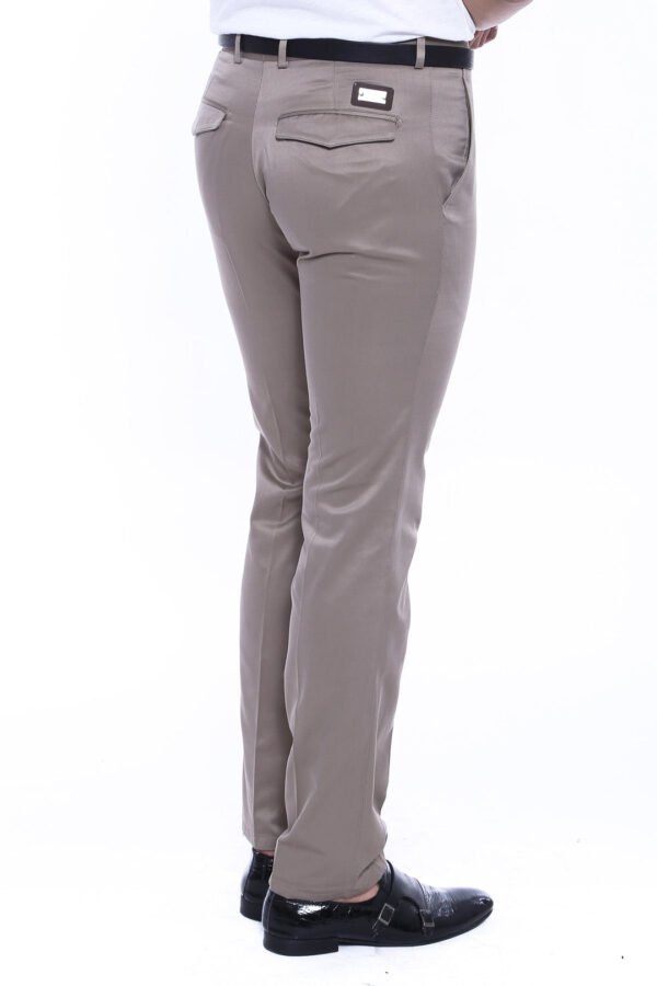 Pocket Flap Cotton Mink Pants