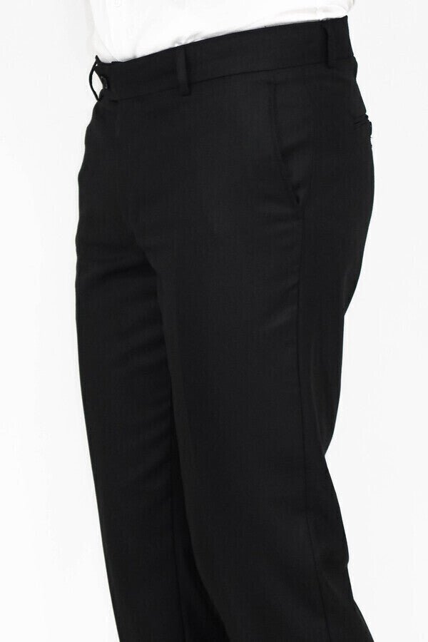 Plain Black Men Pants