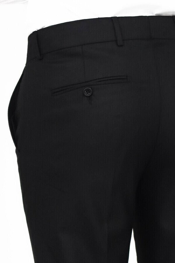 Plain Black Men Pants