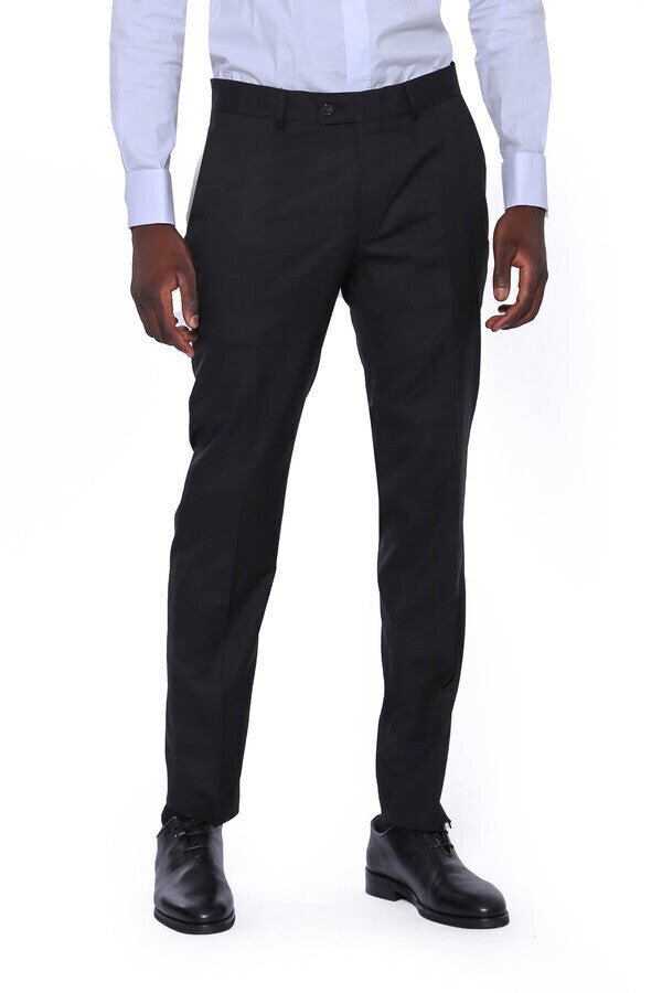 Plain Men Black Pants