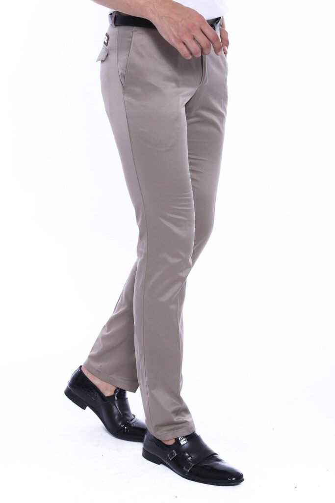 Pocket Flap Cotton Mink Pants