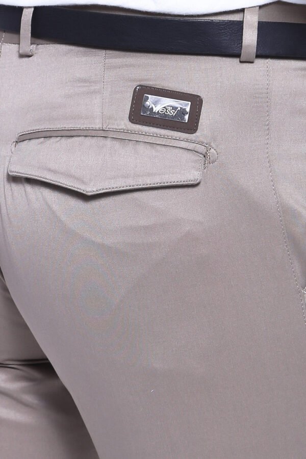 Pocket Flap Cotton Mink Pants