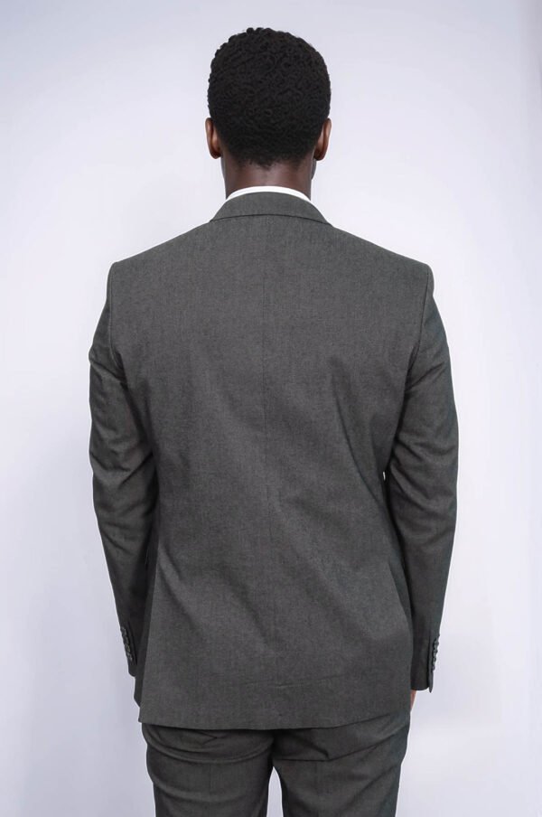 Single Buttons 2 Piece Black Men Suit