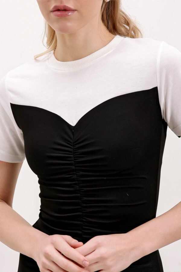 BGD Women Ruffled Mini Dress - Black - Avondale