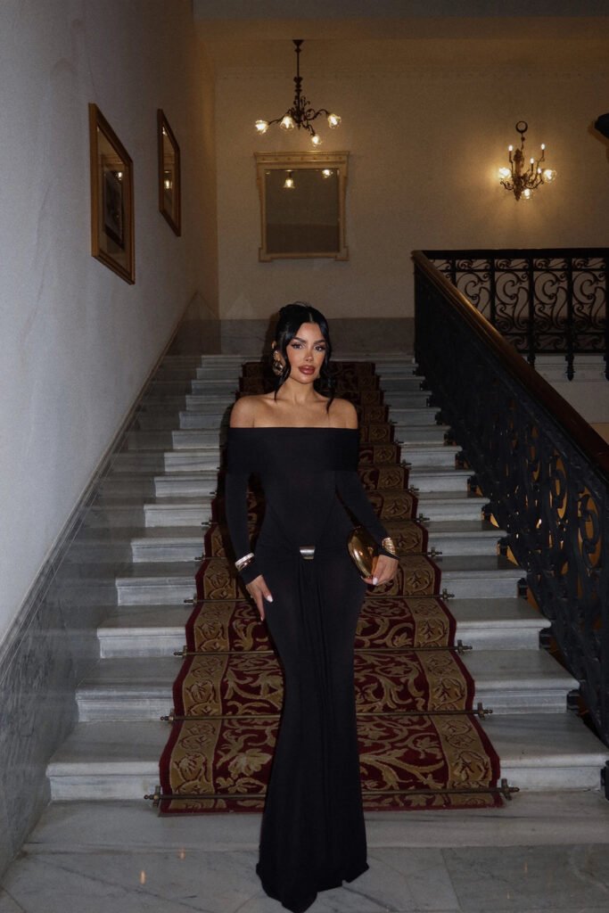 EYY Women Black Long Sleeve Dress