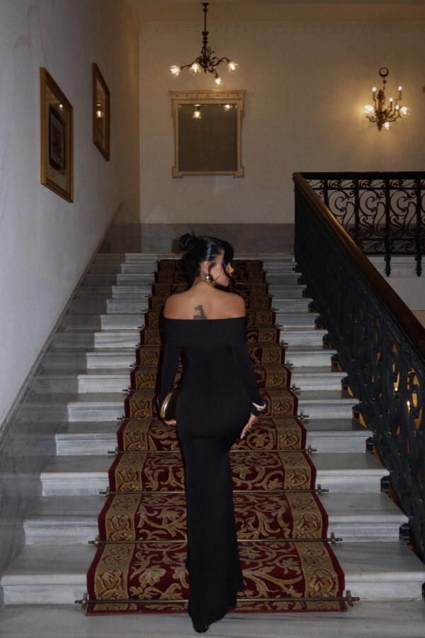 EYY Women Black Long Sleeve Dress