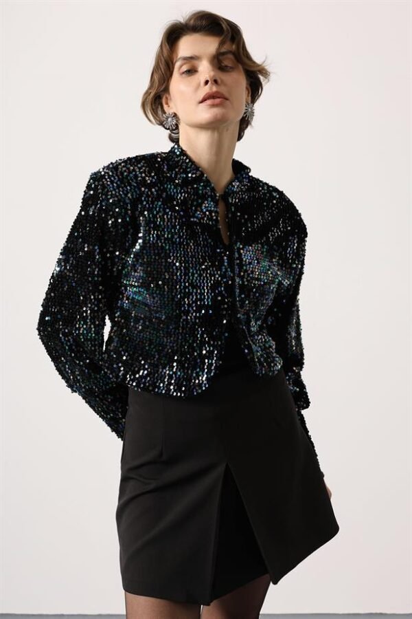 RYN SEQUINED JACKET - Multi Color