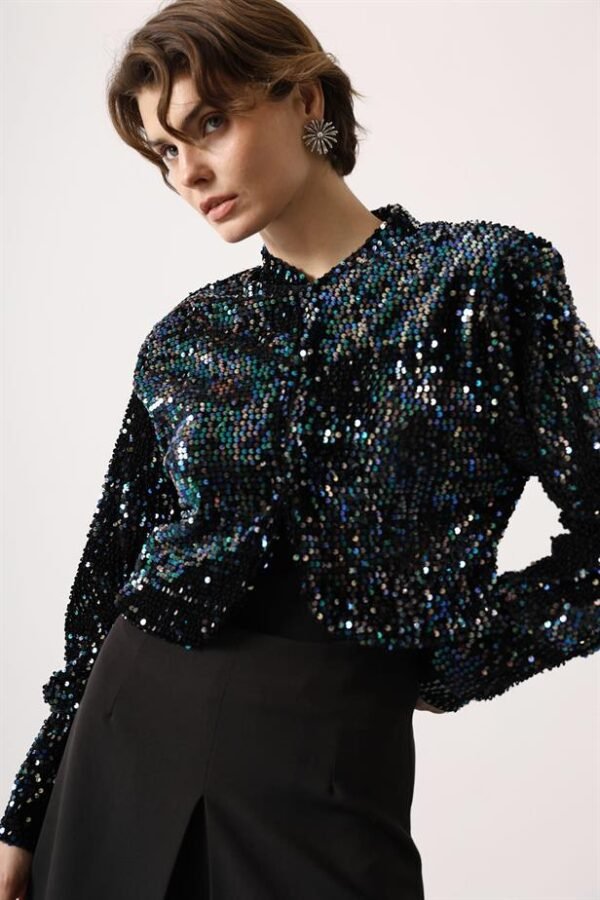 RYN SEQUINED JACKET - Multi Color