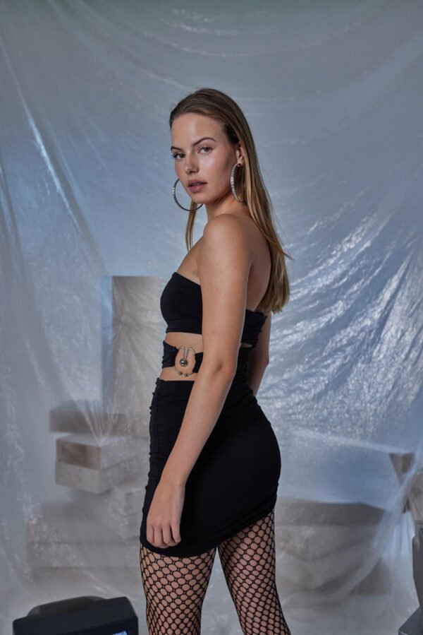 Women Bubble Dress Black