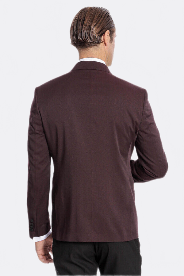 Vested Burgundy Tuxedo